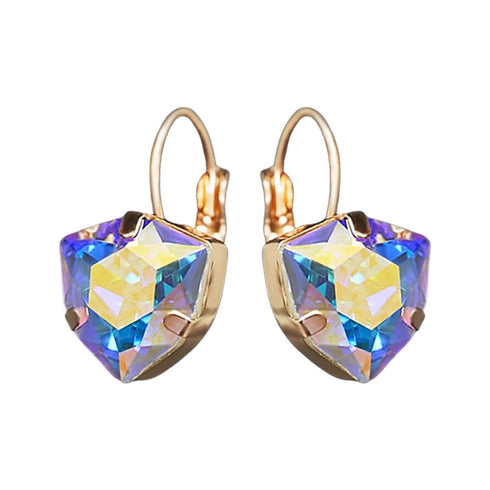 Серьги "Bermudu Trīsstūris (Aurore Boreale)" с кристаллами Swarovski™
